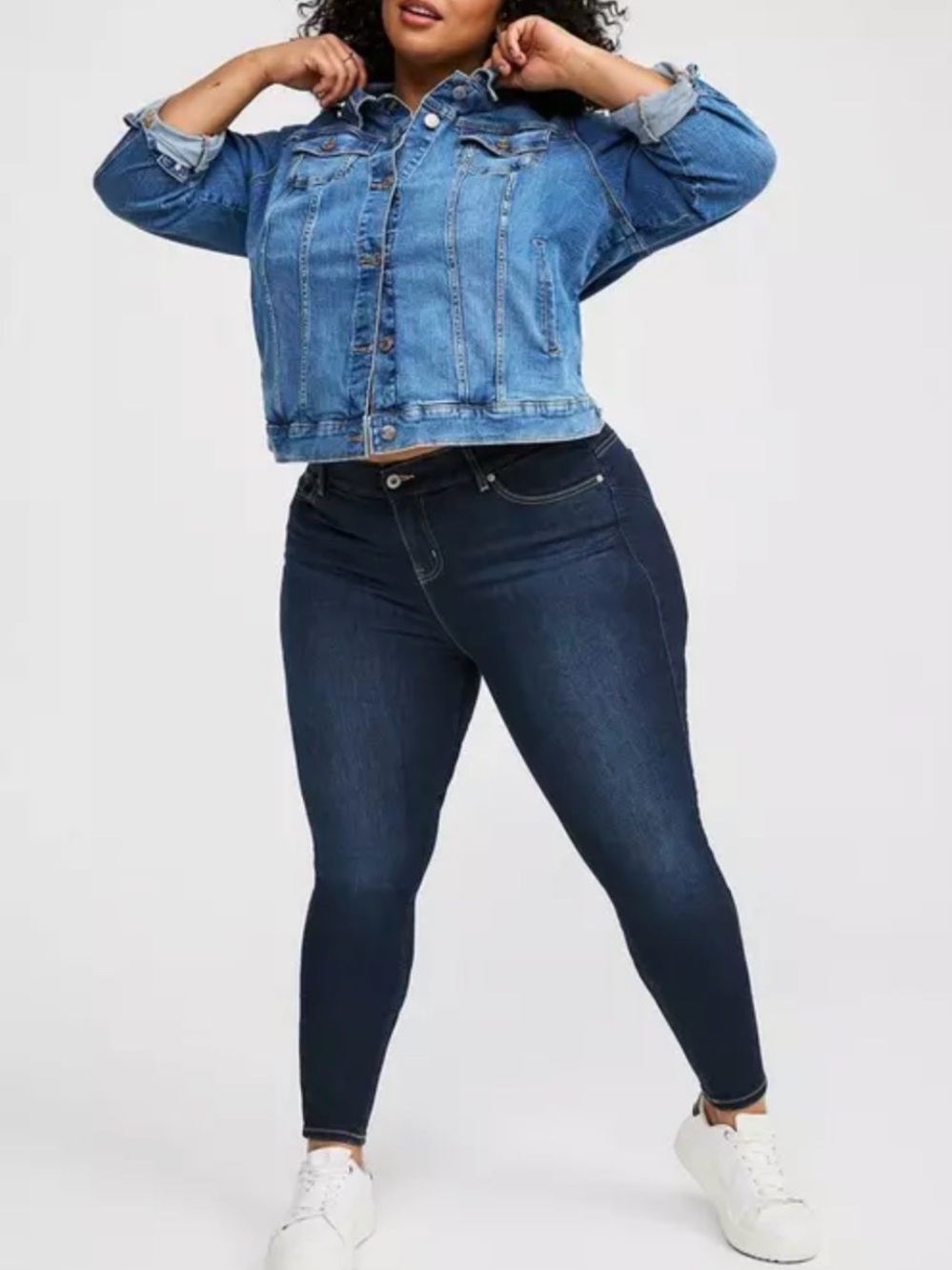 Women’s Torrid Bombshell Premium Stretch Dark Wash Skinny Ankle Jeans Size 16R